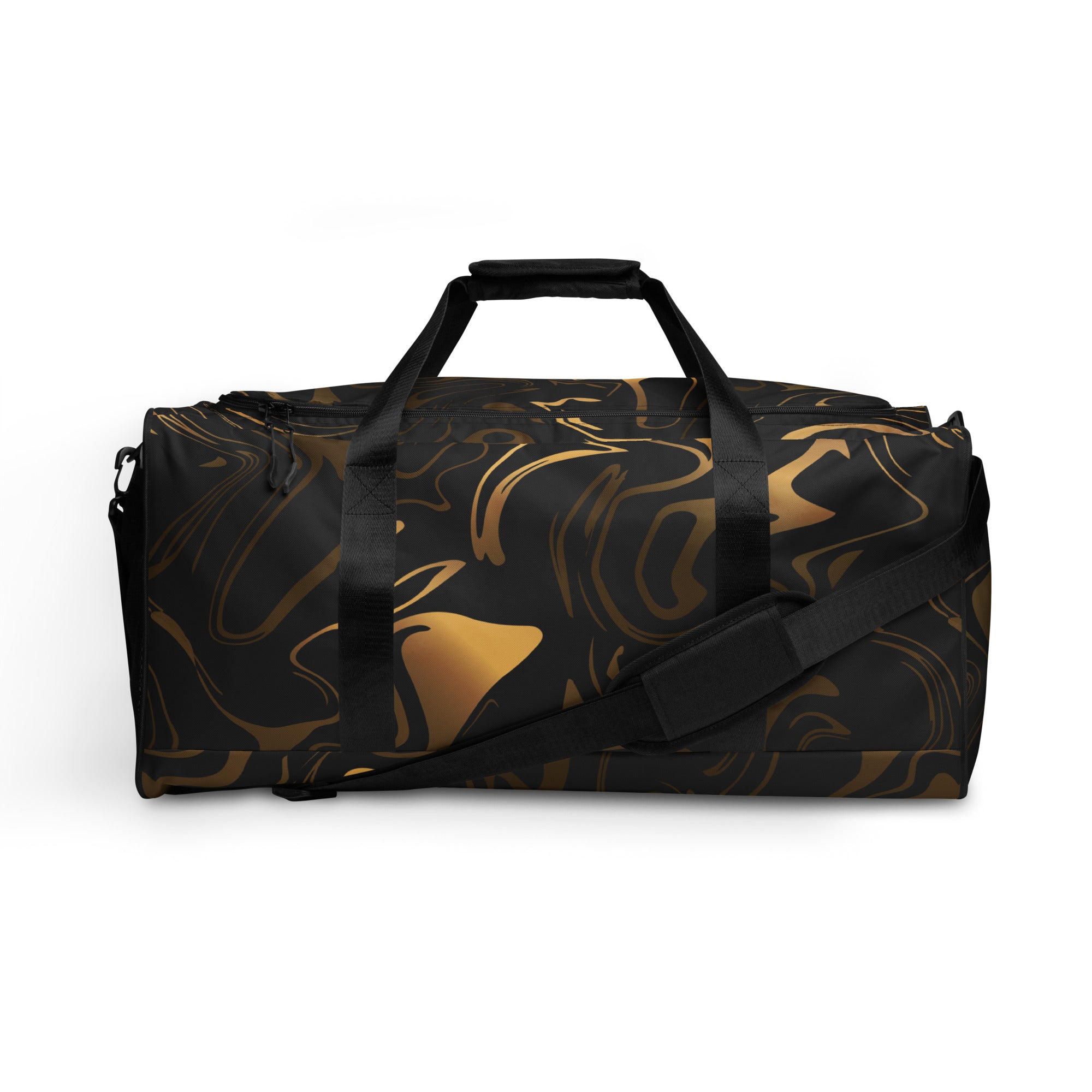 Black & Gold Duffle Bag