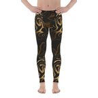Black & Gold Men's Leggings