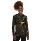 Black & Gold Rash Guard