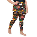 Black History Celebration Plus Size Leggings