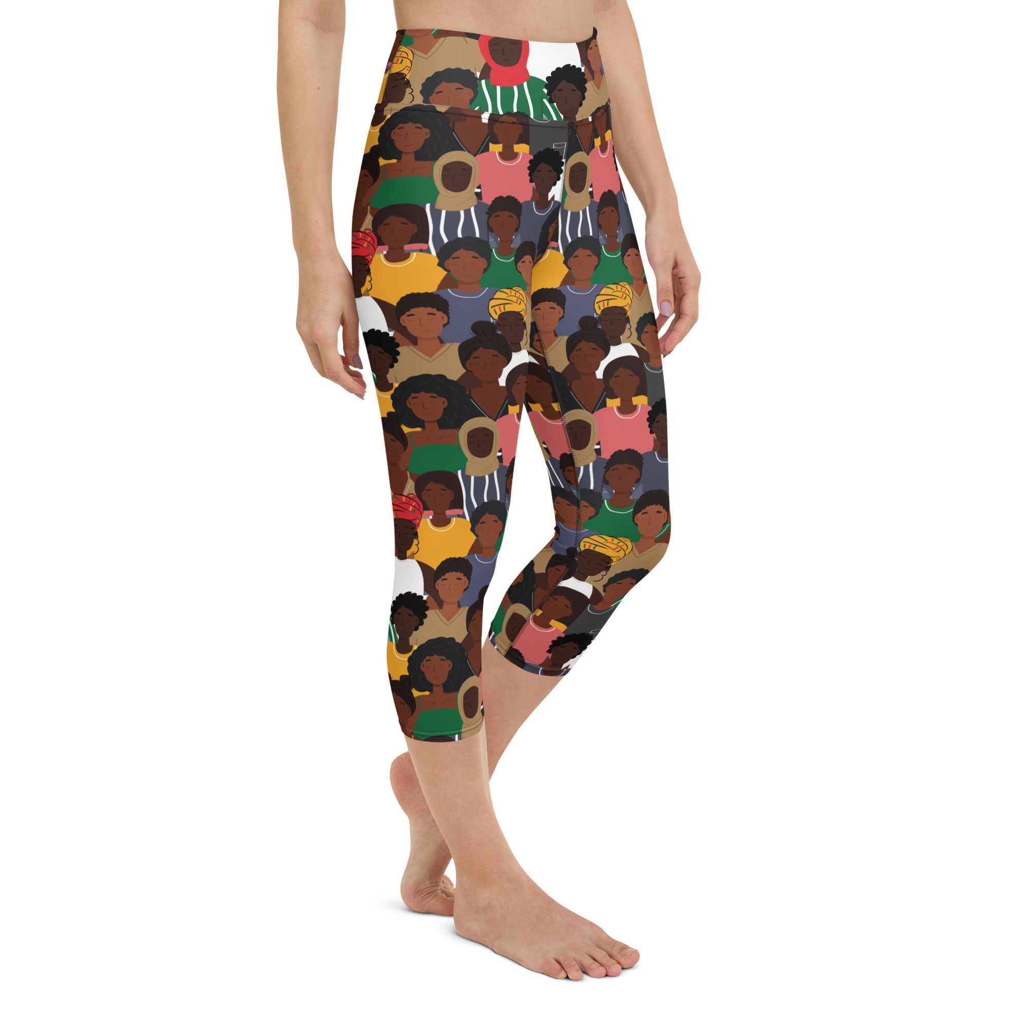 Black History Celebration Yoga Capris