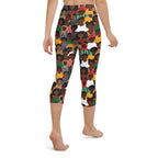 Black History Celebration Yoga Capris