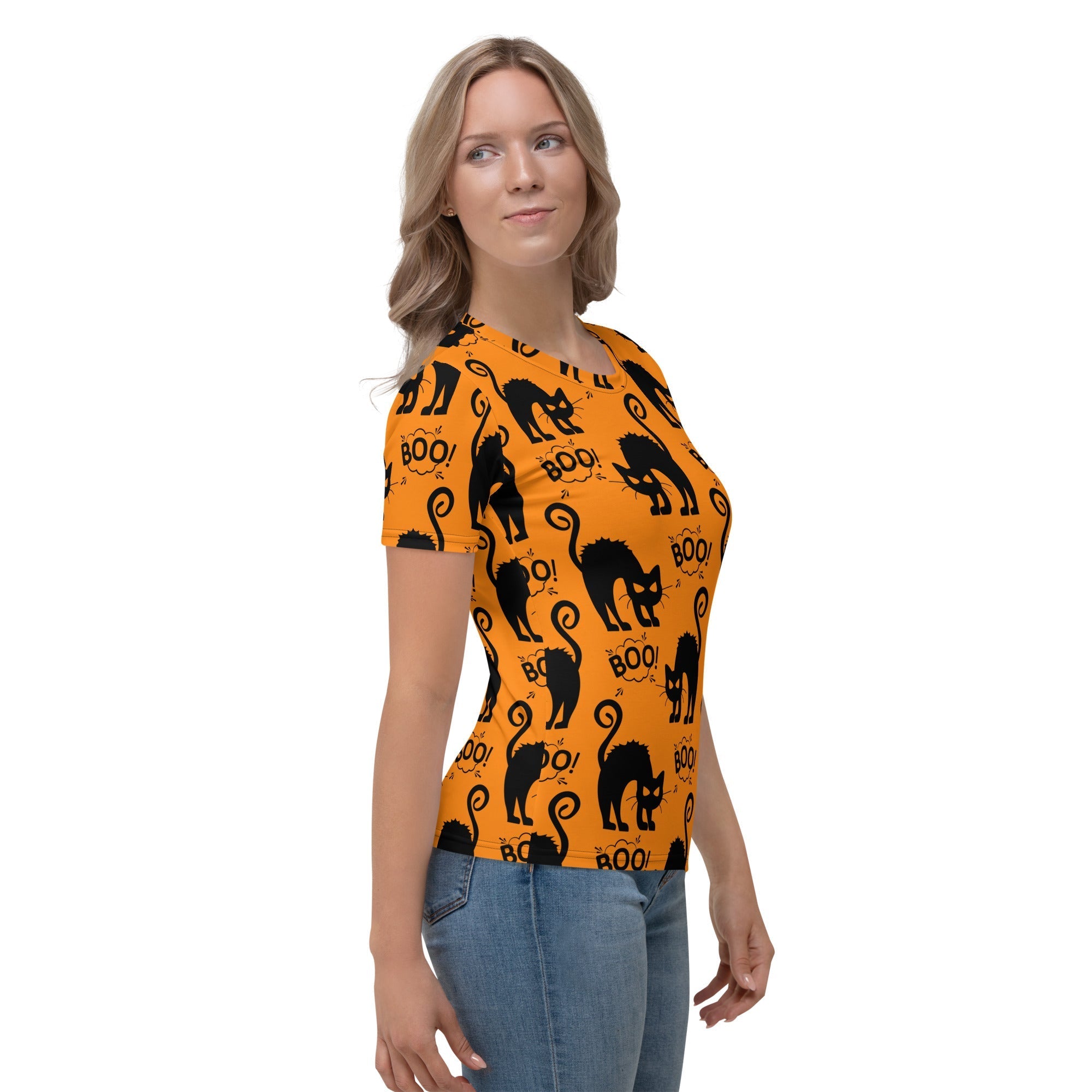 Black Kitty Halloween T-shirt