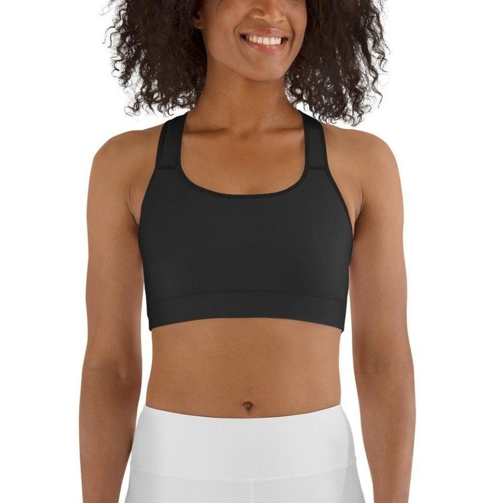 Black Kitty Sports Bra