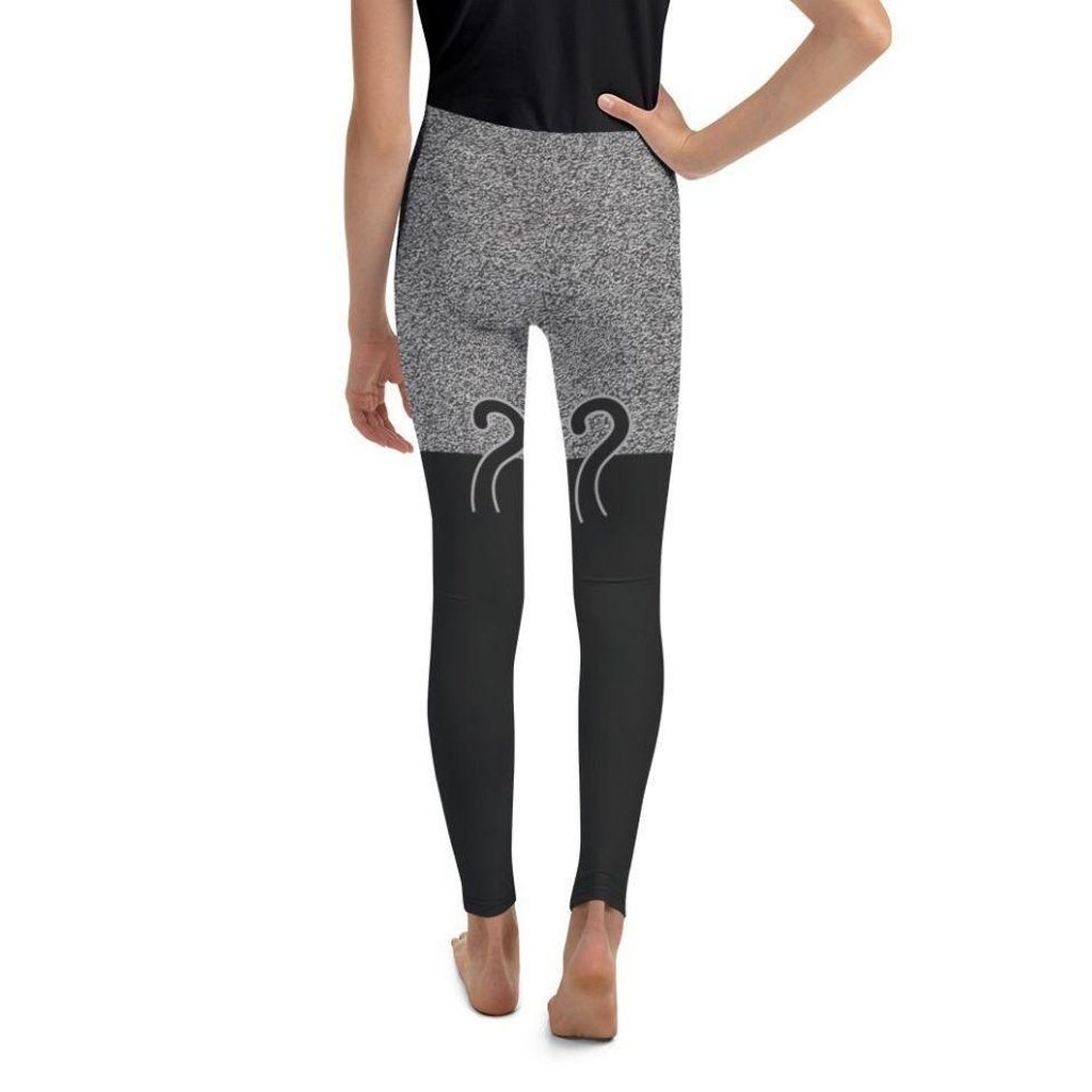 Black Kitty Youth Leggings