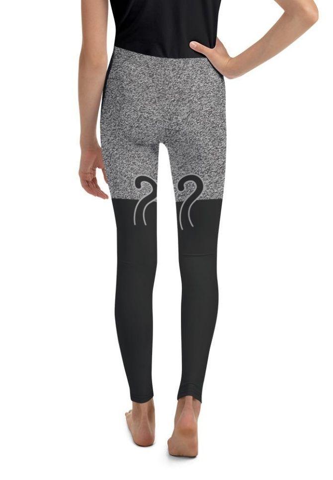 Black Kitty Youth Leggings