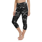 Black Marble Yoga Capris