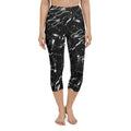 Black Marble Yoga Capris