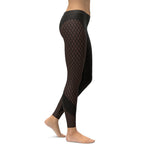 Black Mesh Leggings