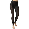Black Mesh Yoga Leggings