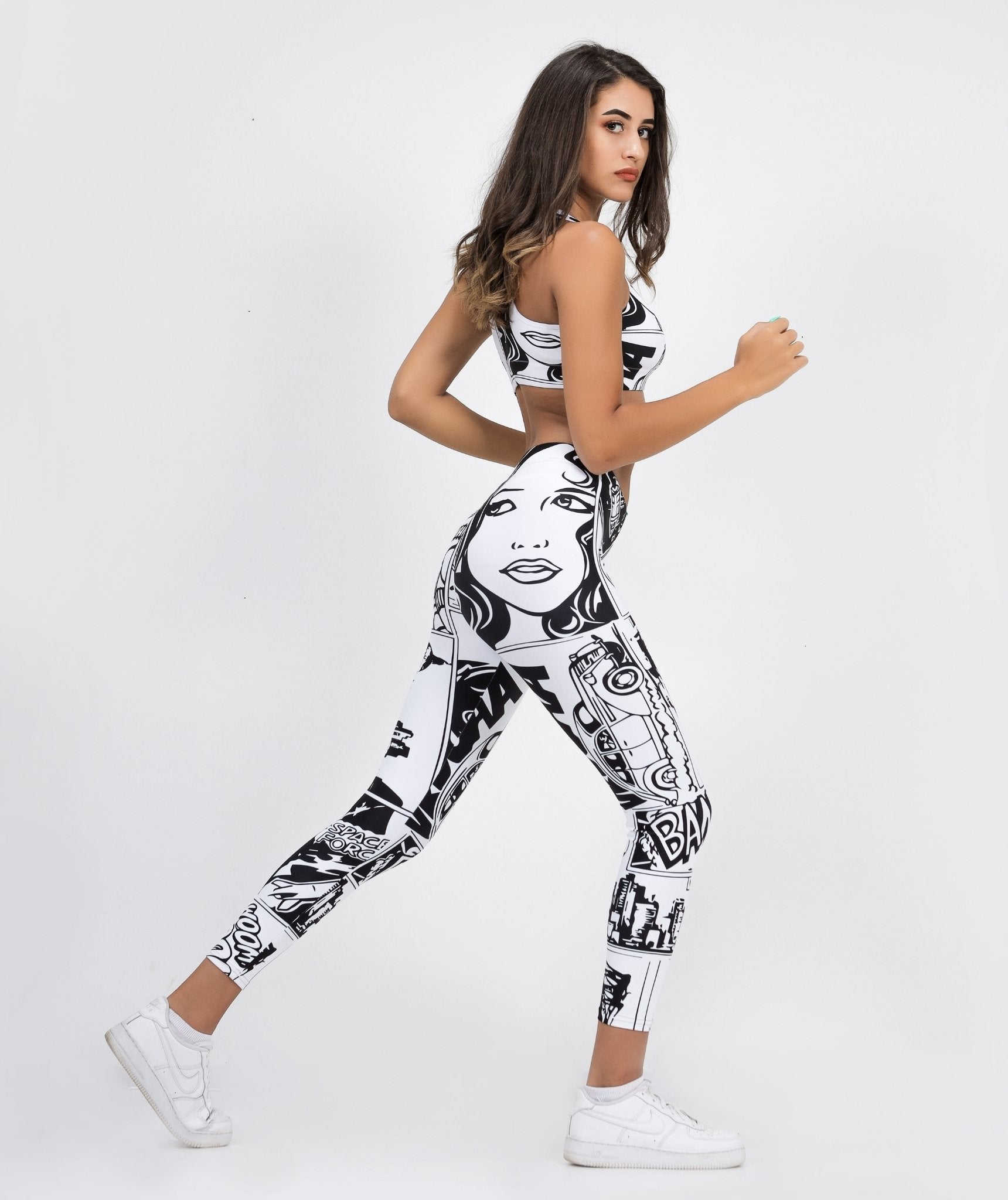 Black & White Comic Book Leggings