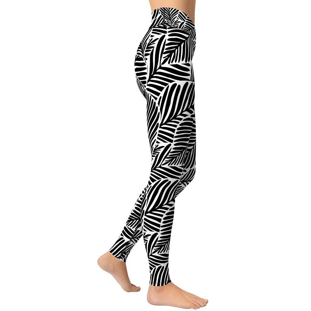 Black & White Yoga Leggings