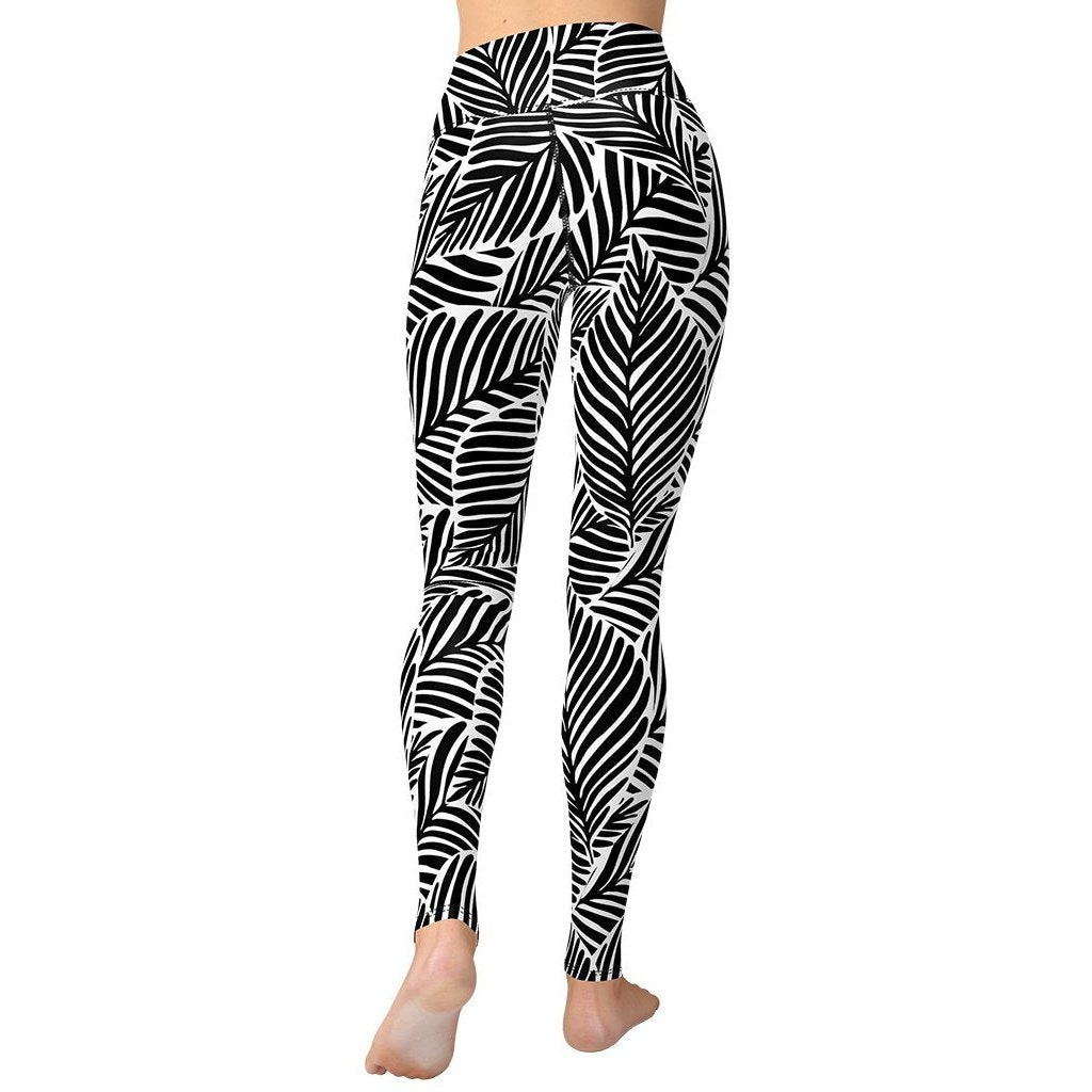 Black & White Yoga Leggings