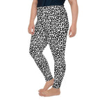 Black & White Leopard Plus Size Leggings