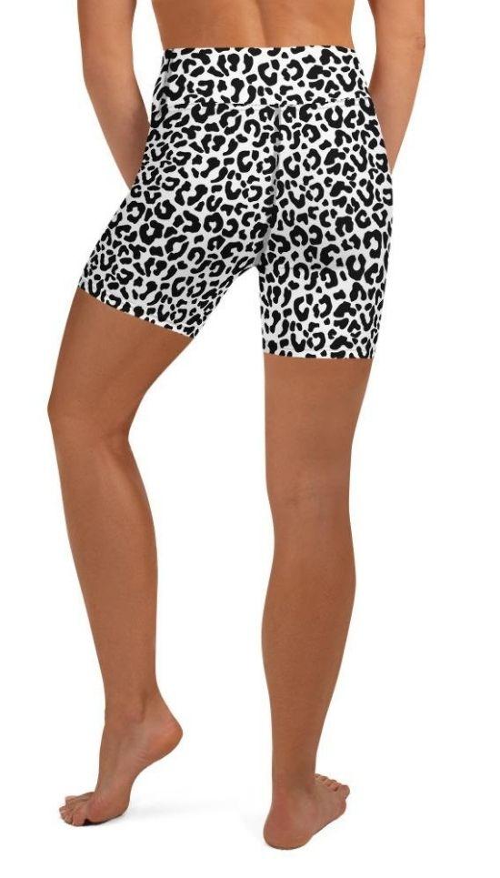 Leopard sale yoga shorts