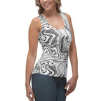 Black & White Marble Tank Top