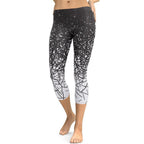 Black & White Ombre Capris