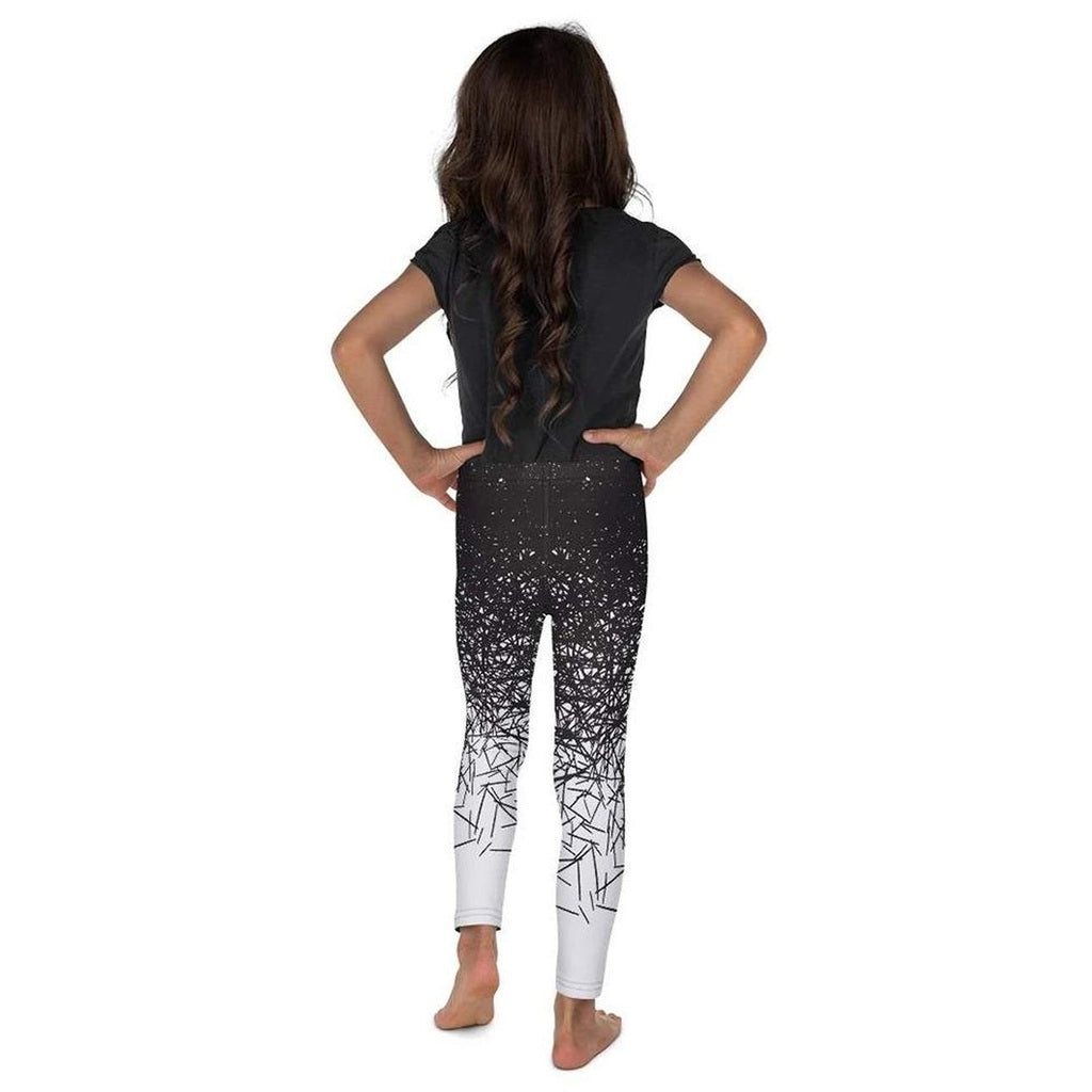 Black & White Ombre Kid's Leggings