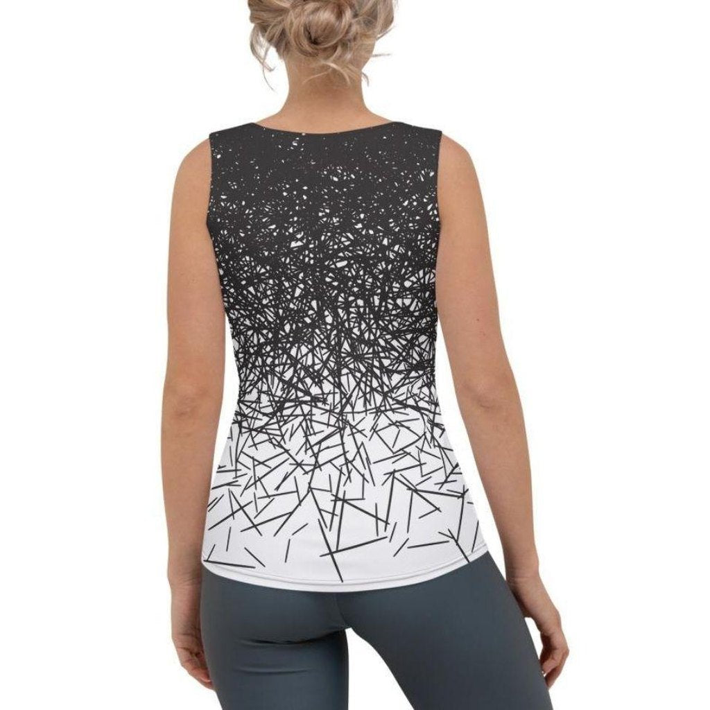 Black & White Ombre Tank Top