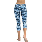 Blue Camo Capris