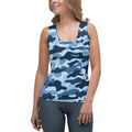 Blue Camo Tank Top