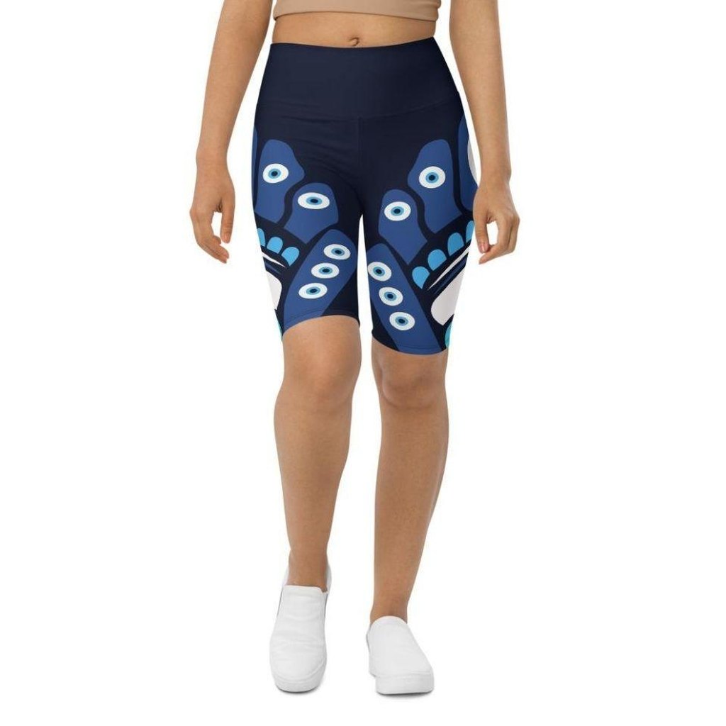Blue Eye Biker Shorts