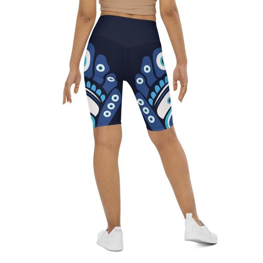 Blue Eye Biker Shorts