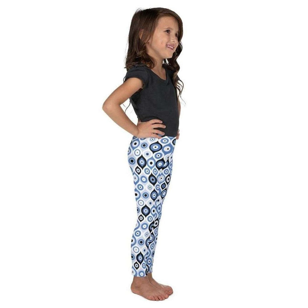 Blue Eye Pattern Kid's Leggings