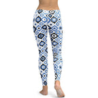 Blue Eye Pattern Leggings