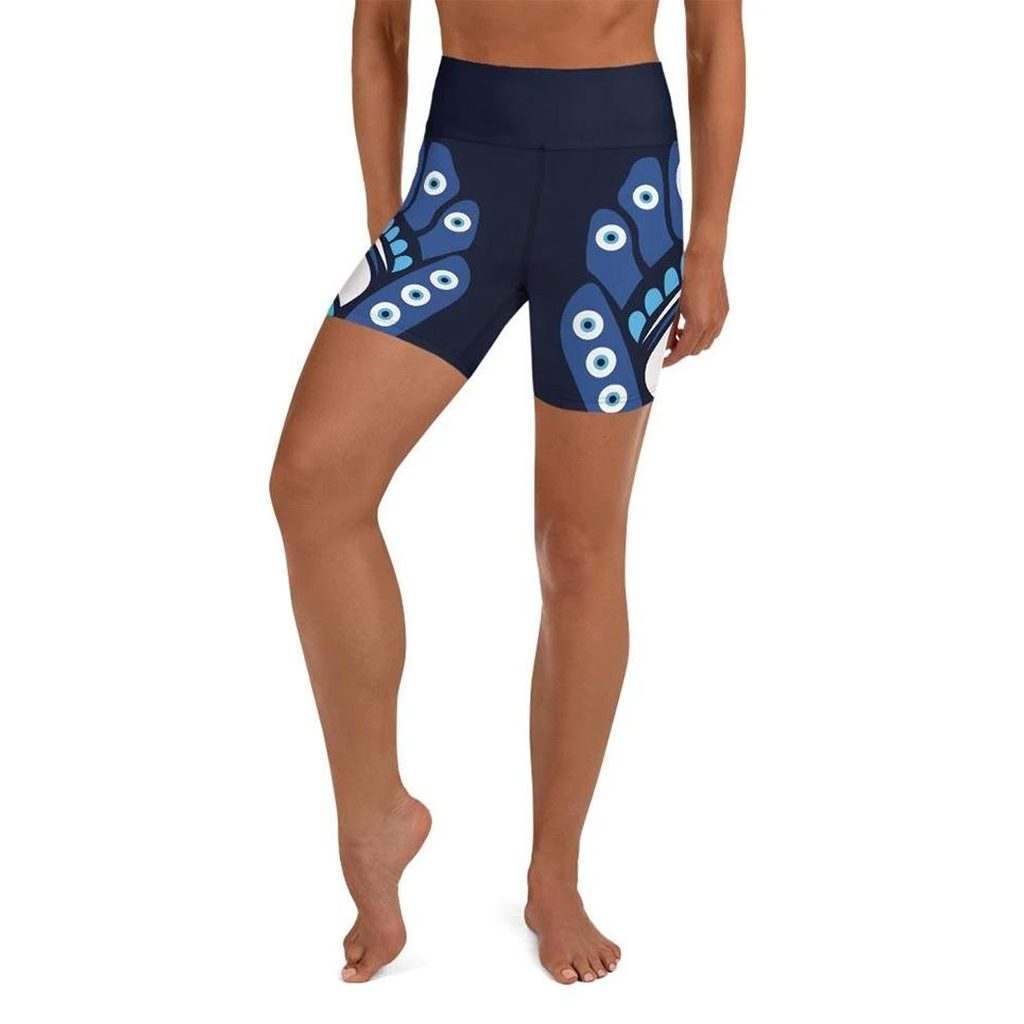 Against the Evil Eye Yoga Shorts