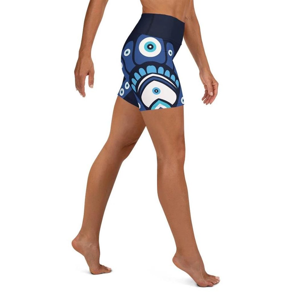 Against the Evil Eye Yoga Shorts