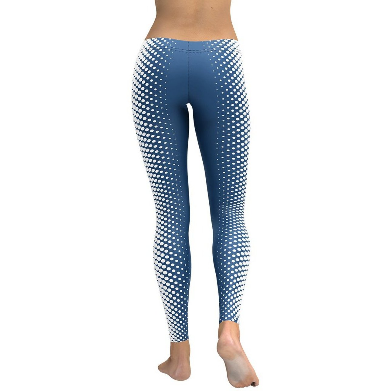 Blue Optical Illusion Leggings