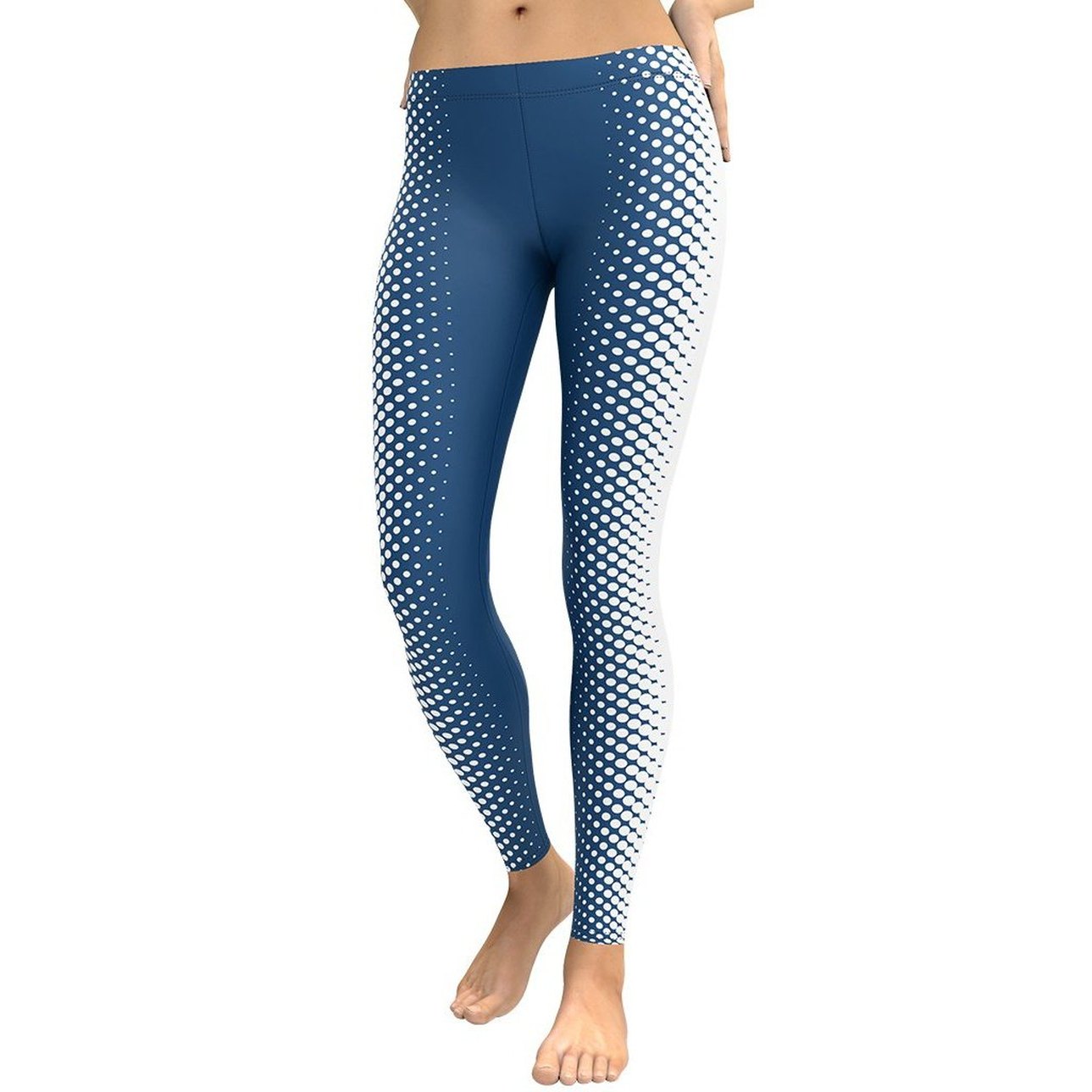 Blue Optical Illusion Leggings