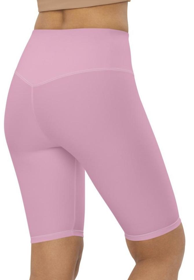 Blush Pink Biker Shorts