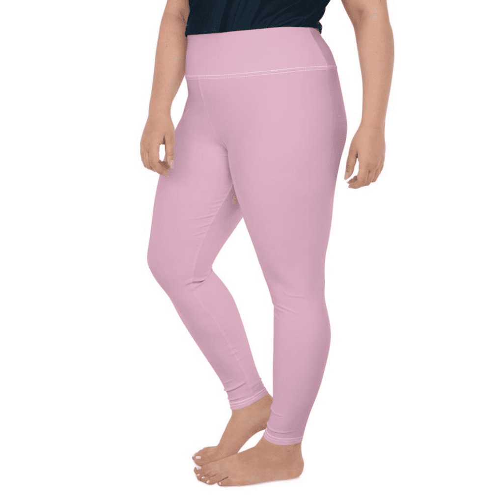 Blush Pink Plus Size Leggings