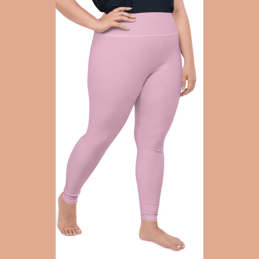 Blush Pink Plus Size Leggings
