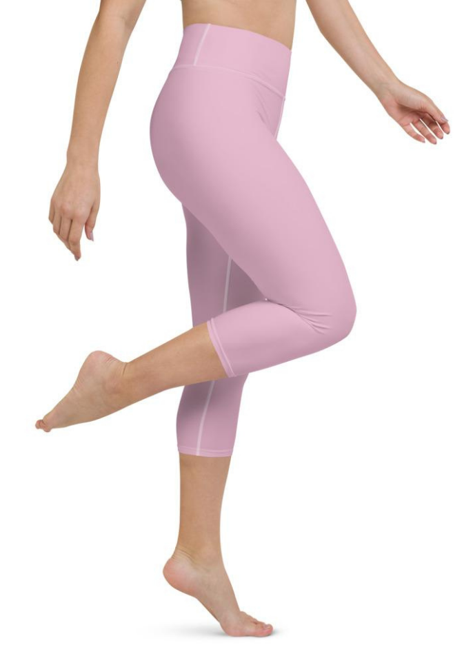 Blush Pink Yoga Capris
