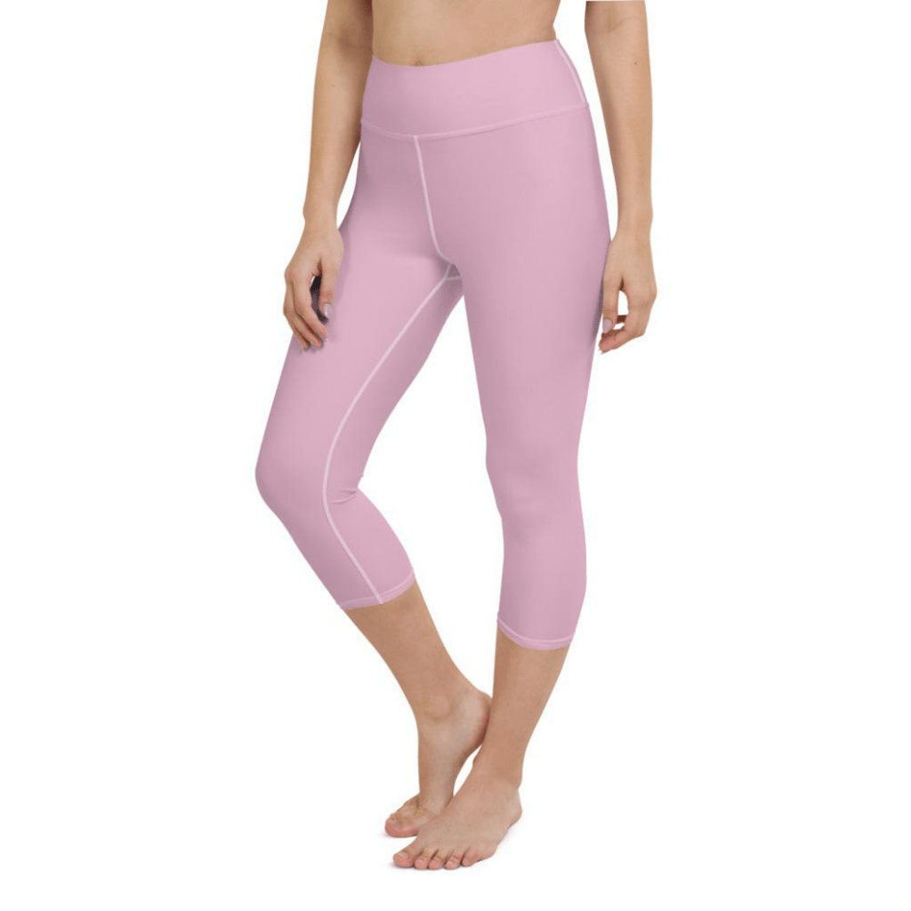 Blush Pink Yoga Capris