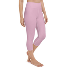 Blush Pink Yoga Capris
