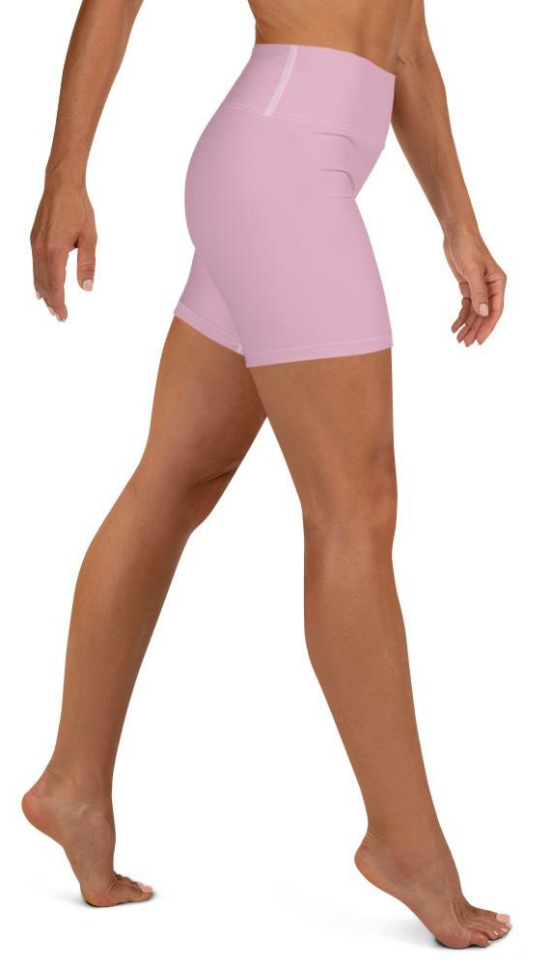 Blush Pink Yoga Shorts