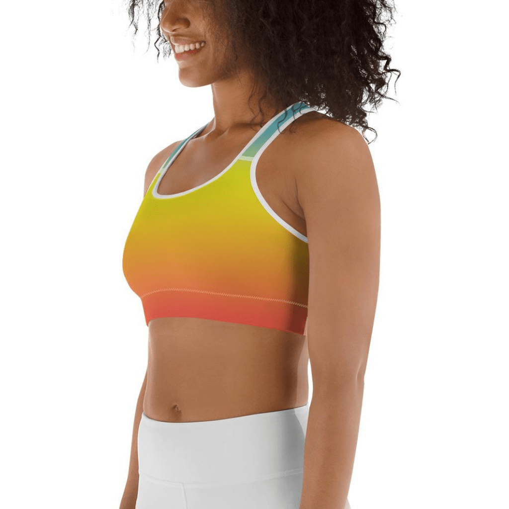 Bohemian Rainbow Sports Bra