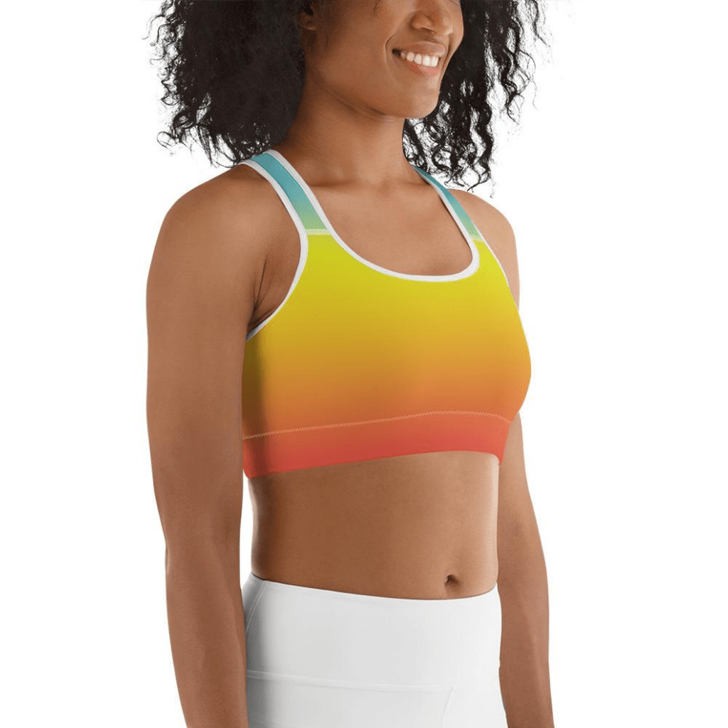 Bohemian Rainbow Sports Bra