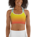 Bohemian Rainbow Sports Bra
