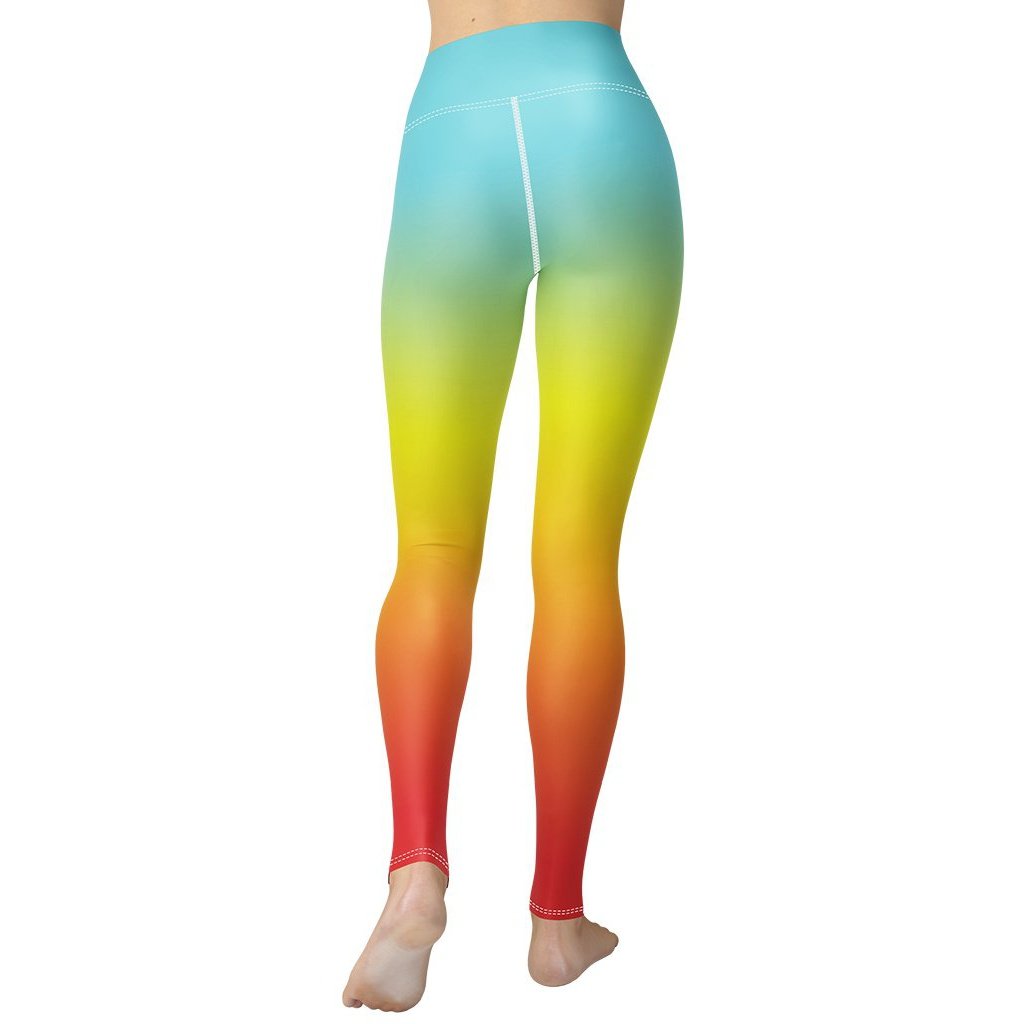 Bohemian Rainbow Yoga Leggings