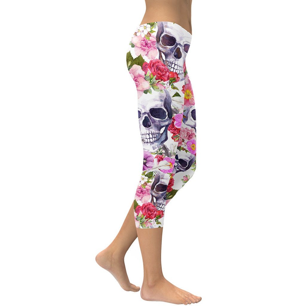 Boho Skull Capris