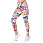 Boho Skull Leggings With Pockets