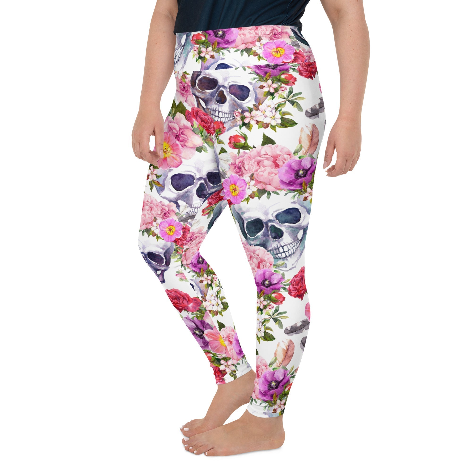 Boho Skull Plus Size Leggings