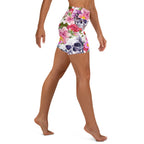 Boho Skull Yoga Shorts