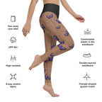 Bold Butterfly Mesh Yoga Leggings