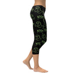 Boo Halloween Ghost Capris